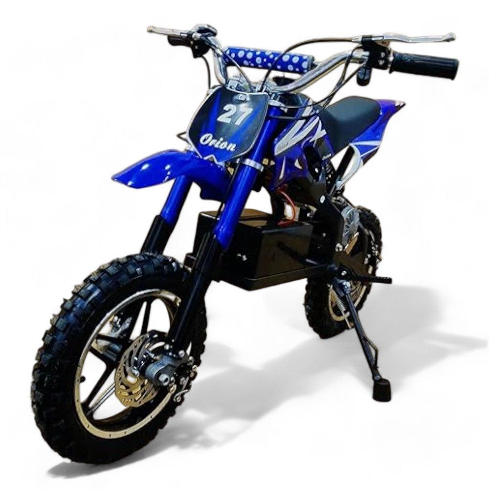 PATOYS | 24v battery operated mini dirt bike for upto 12 years kids multiclor Blue Ride on Bike PATOYS
