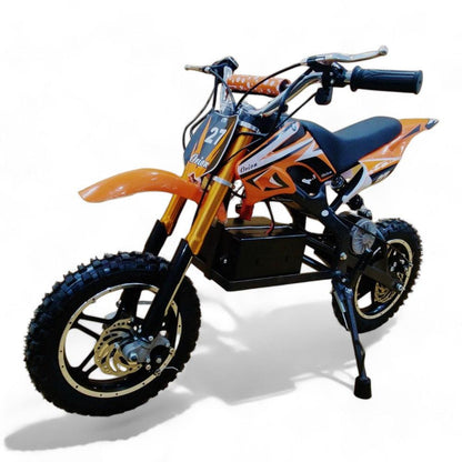 PATOYS | 24v battery operated mini dirt bike for upto 12 years kids multiclor Orange Ride on Bike PATOYS