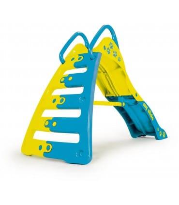 Injusa | My Firts Slide, Children 2 - 6 Years, Permanent Decoration, Water Slide Hose Inlet, Blue and Yellow - PATOYS