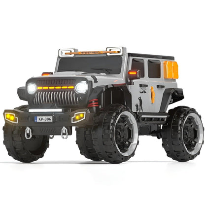 PATOYS | 12V 4 Wheel Drive 2 Seater Electric Battery Operated Ride on Jeep Truck for Kids Up to 8 Years KP906 (Colour May Vary) - PATOYS - PATOYS