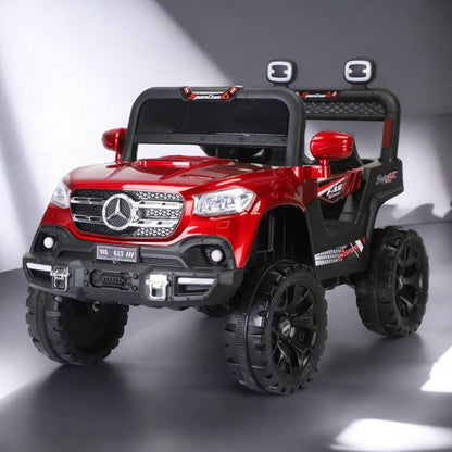 PATOYS | 12V Kids 4X4 Battery Operated Ride On Mercedes - 617 Jeep with Windshield Light, Music & Remote Control - PATOYS - 615 - jeep