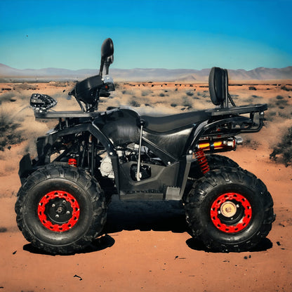 PATOYS | 135cc Powered MOUZER ATV - Black - PATOYS