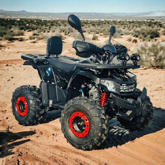 PATOYS | 135cc Powered MOUZER ATV - Black - PATOYS - PATOYS