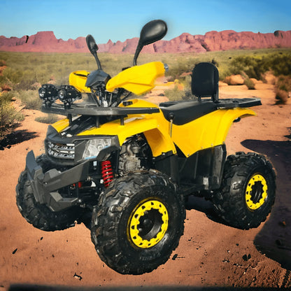 PATOYS | 135cc Powered MOUZER ATV - Yellow - PATOYS - PATOYS