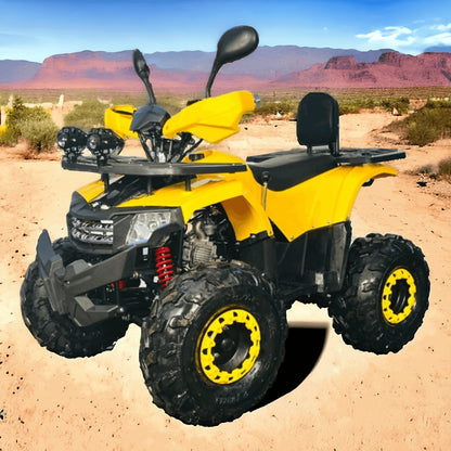 PATOYS | 135cc Powered MOUZER ATV - Yellow - PATOYS - PATOYS