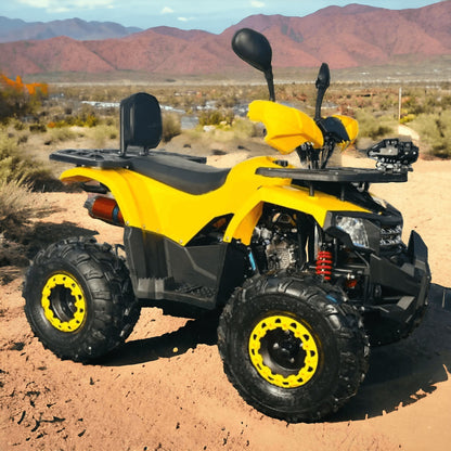 PATOYS | 135cc Powered MOUZER ATV - Yellow - PATOYS - PATOYS