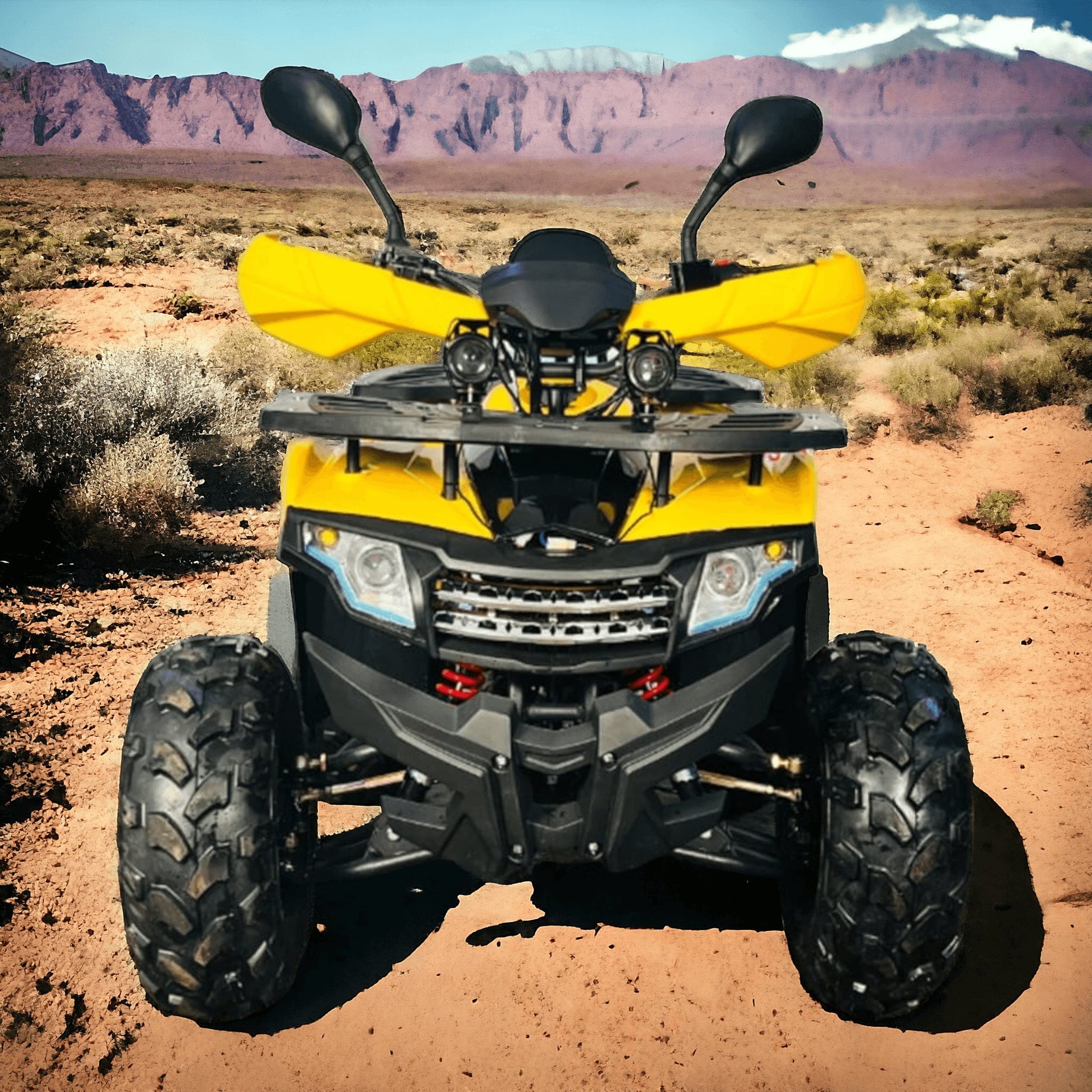 PATOYS | 135cc Powered MOUZER ATV - Yellow - PATOYS