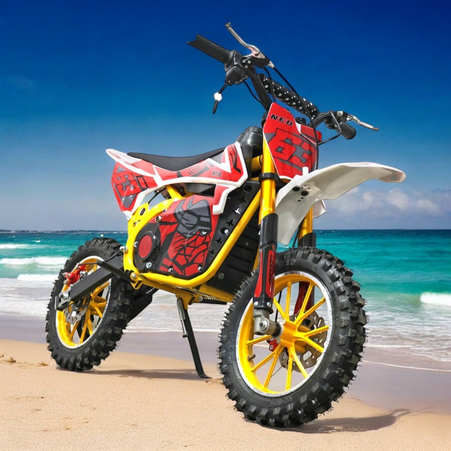 PATOYS | 24V Battery Dirt bike Pro Fighter Motorcycle for Children with Disc Brake for kids - PATOYS - 24v - DirtbikePro - Orange