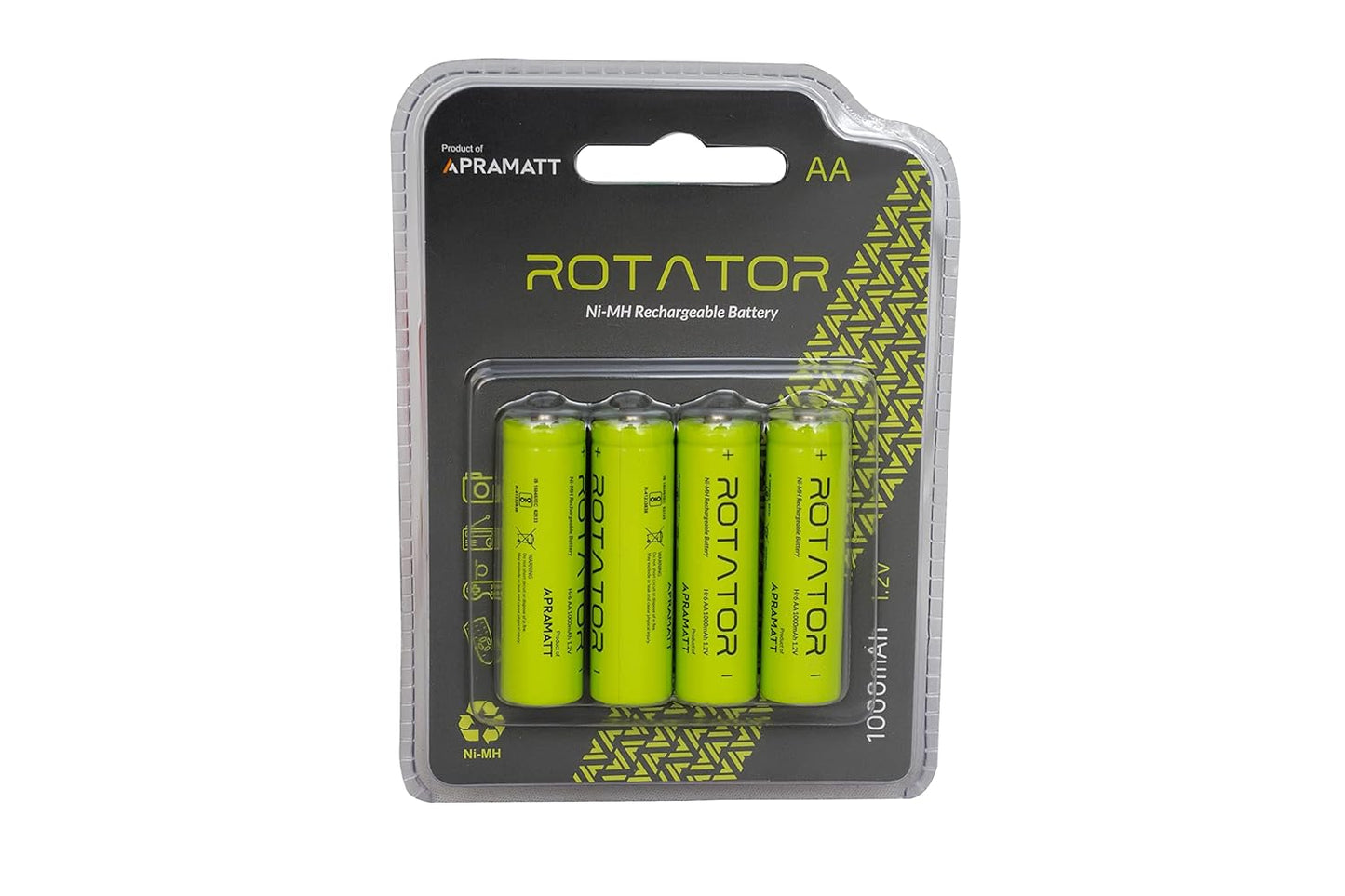 PATOYS | APRAMATT NH AA 1000 BP4 rechargeable battery (Pack of 4) - PATOYS