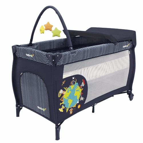 PATOYS | Asalvo | 12623 Travel Cot for kids Mix plus Animals Of The World - PATOYS