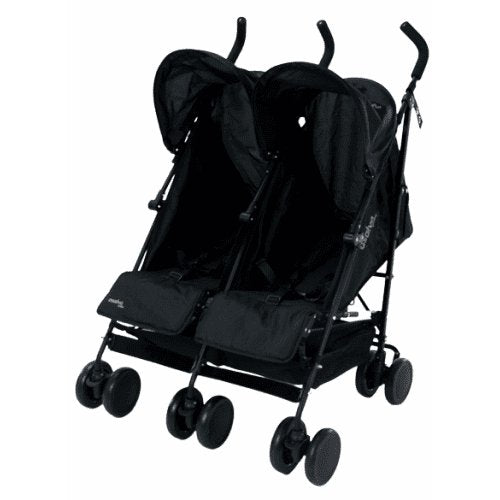 PATOYS | Asalvo Spain 14221 Double Stroller - Black - PATOYS