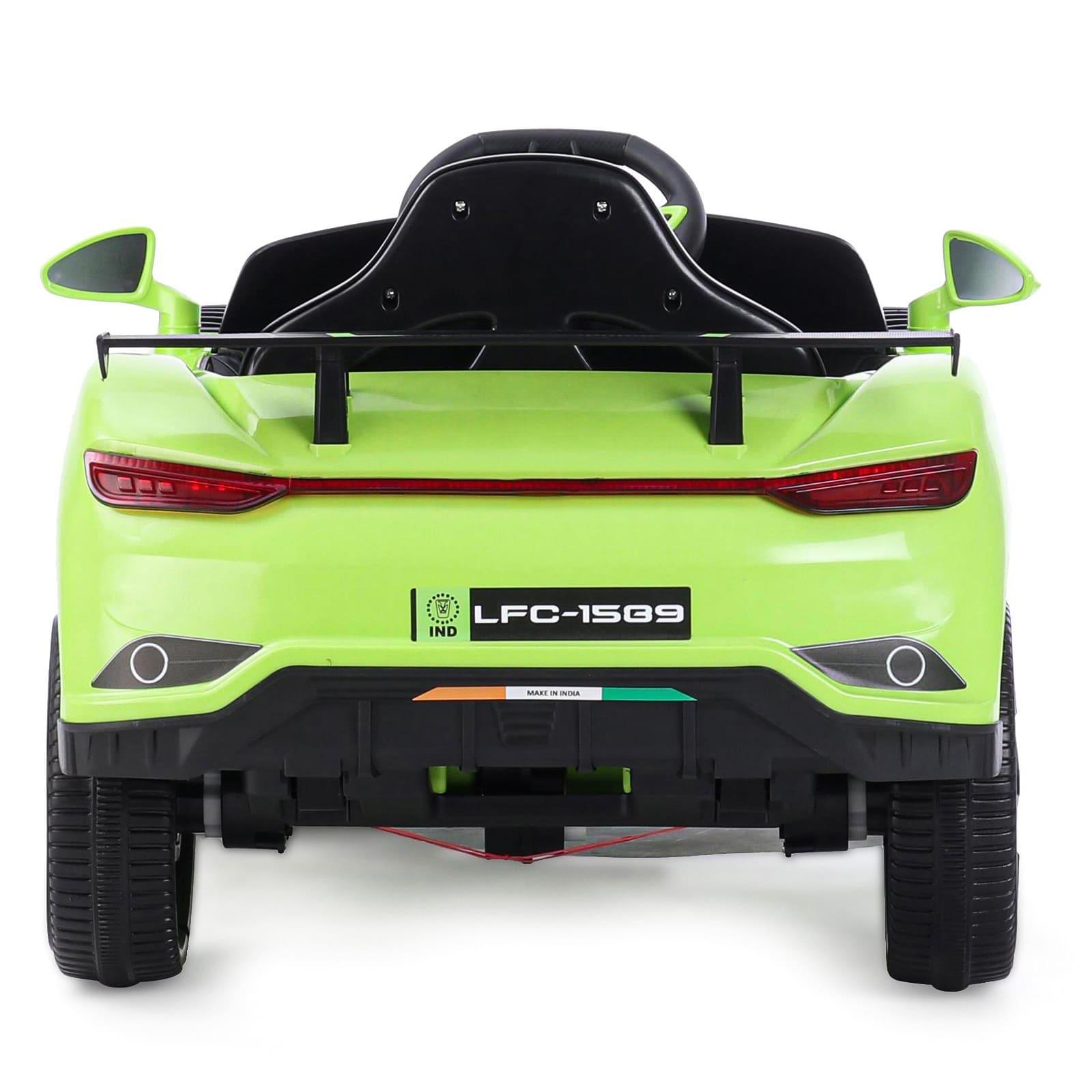 PATOYS | Battery Operated Ride On Car with Music and Lights | LFC - BDQ1589 - Green - PATOYS