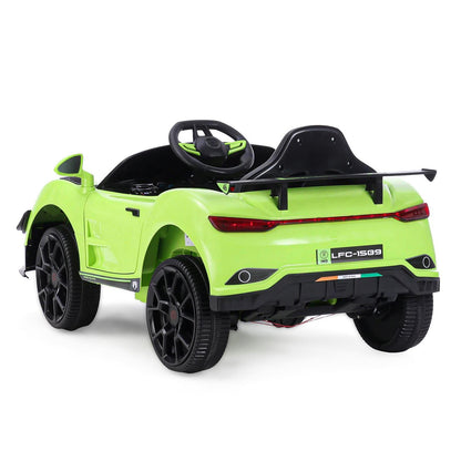 PATOYS | Battery Operated Ride On Car with Music and Lights | LFC - BDQ1589 - Green - PATOYS