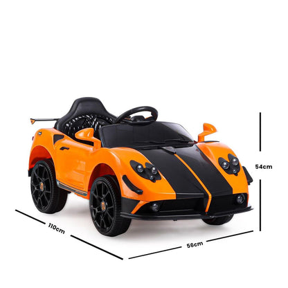 PATOYS | Battery Operated Ride On Car with Music and Lights | LFC - BDQ1589 - Orange - PATOYS