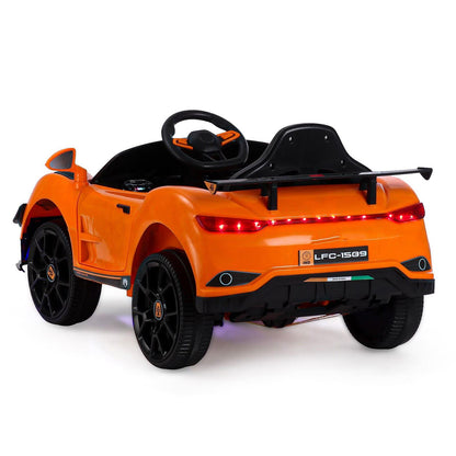 PATOYS | Battery Operated Ride On Car with Music and Lights | LFC - BDQ1589 - Orange - PATOYS