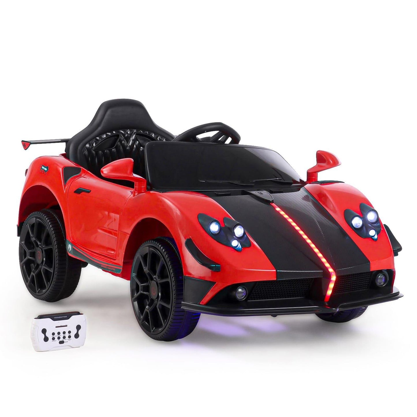 PATOYS | Battery Operated Ride On Car with Music and Lights | LFC - BDQ1589 - Red - PATOYS