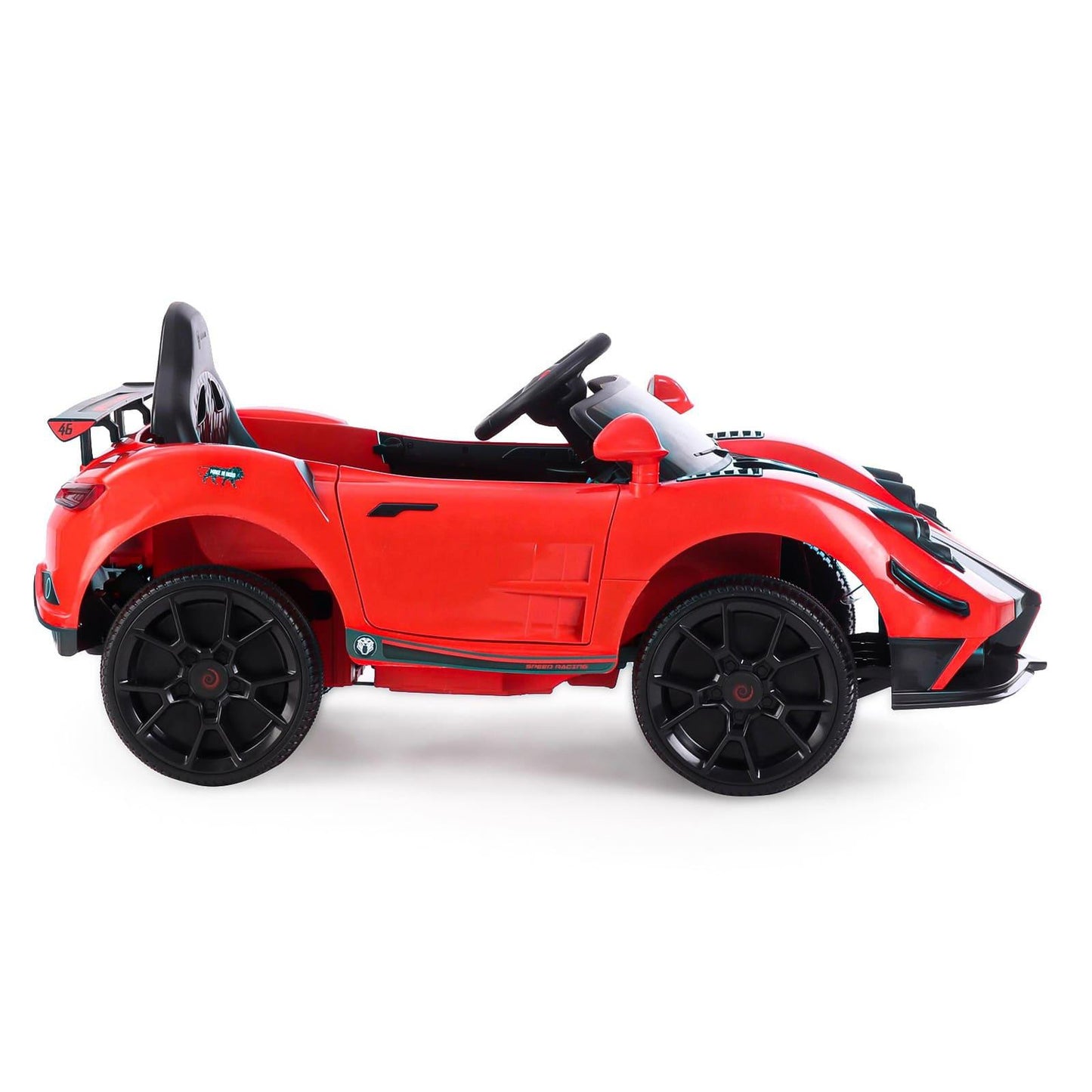 PATOYS | Battery Operated Ride On Car with Music and Lights | LFC - BDQ1589 - Red - PATOYS