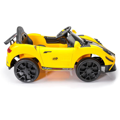 PATOYS | Battery Operated Ride On Car with Music and Lights | LFC - BDQ1589 - Yellow - PATOYS