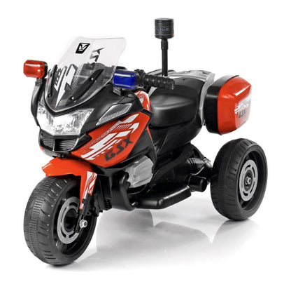 PATOYS | Battery Operated Three - Wheel Kids Police Bike (Multi Color) - PATOYS