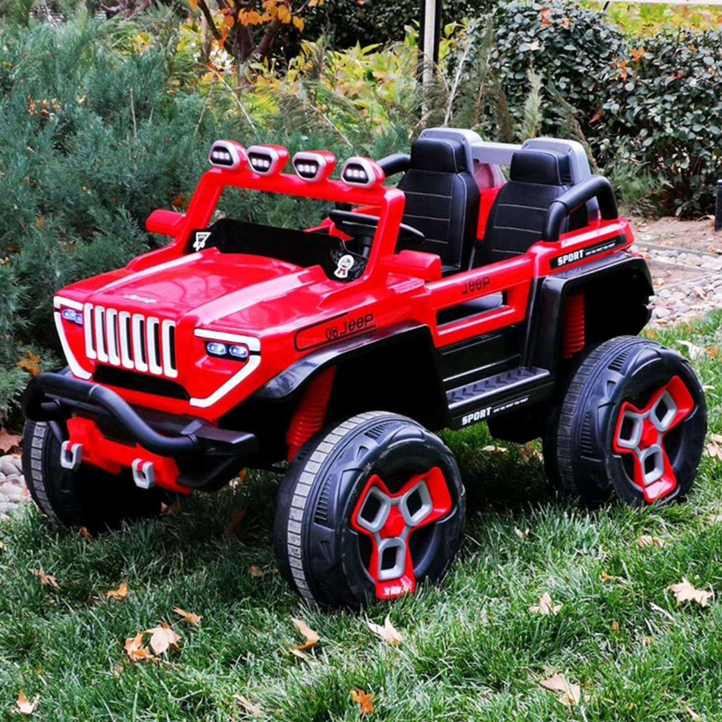 PATOYS | BDQ 1200 Jambo Size jeep 2 Seater Battery Operated 4x4 Ride on - PATOYS