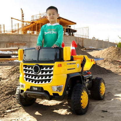 PATOYS | Big Size Kids Ride - on Dumper - Truck with 12V Rechargeable Battery - HS - 788 - PATOYS - HS - 788