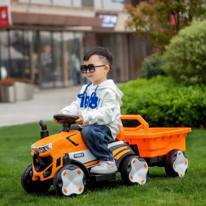 PATOYS | Children's Electric Tractor Off - Road Car Automobile Charging 4 Wheels Motorcar Ride Cars - PATOYS