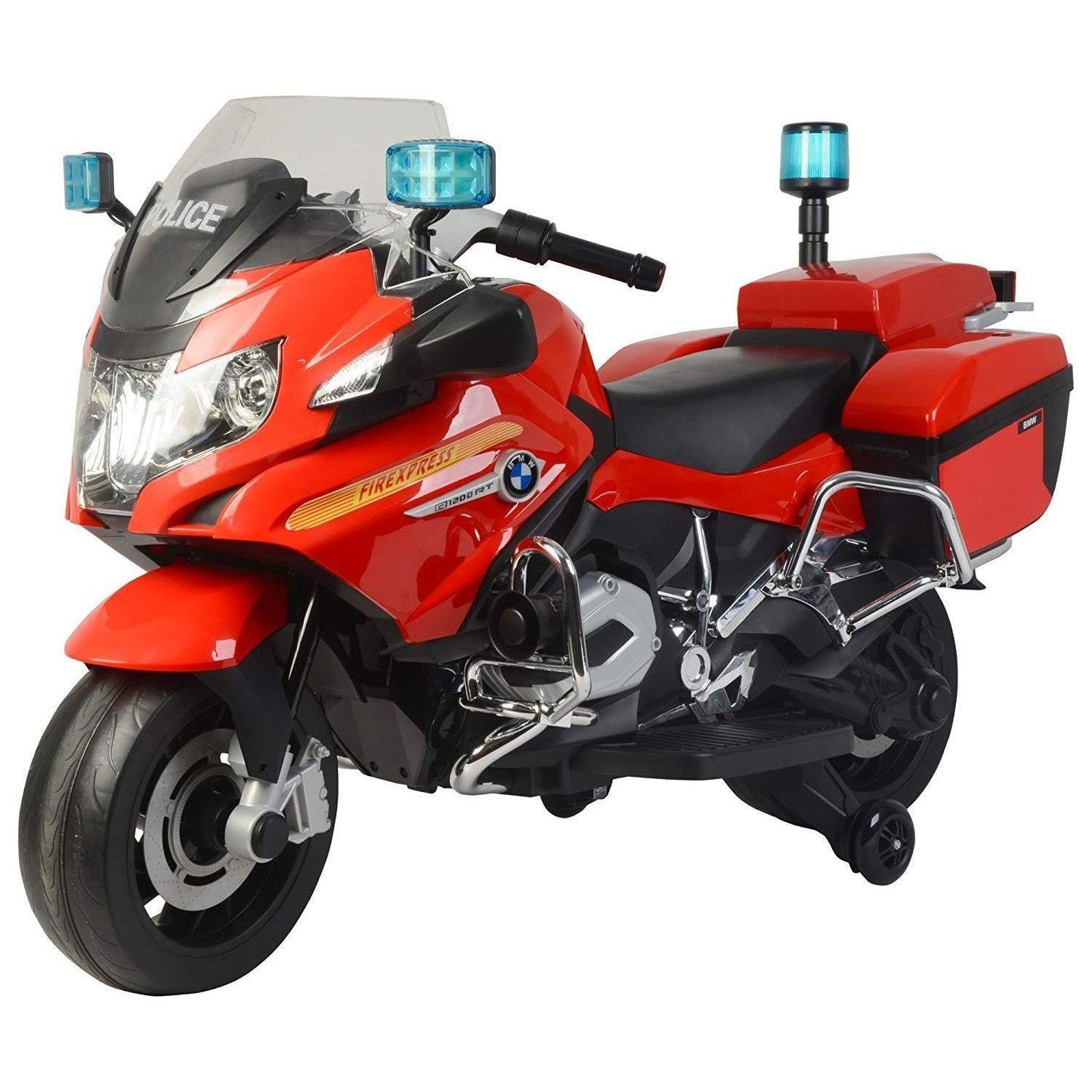 PATOYS | Chilokbo Officially Licensed BMW 212 Police bike R 1200 RT Motorcycle Battery Operated Ride - on Bike for Kids up to 7 years - PATOYS