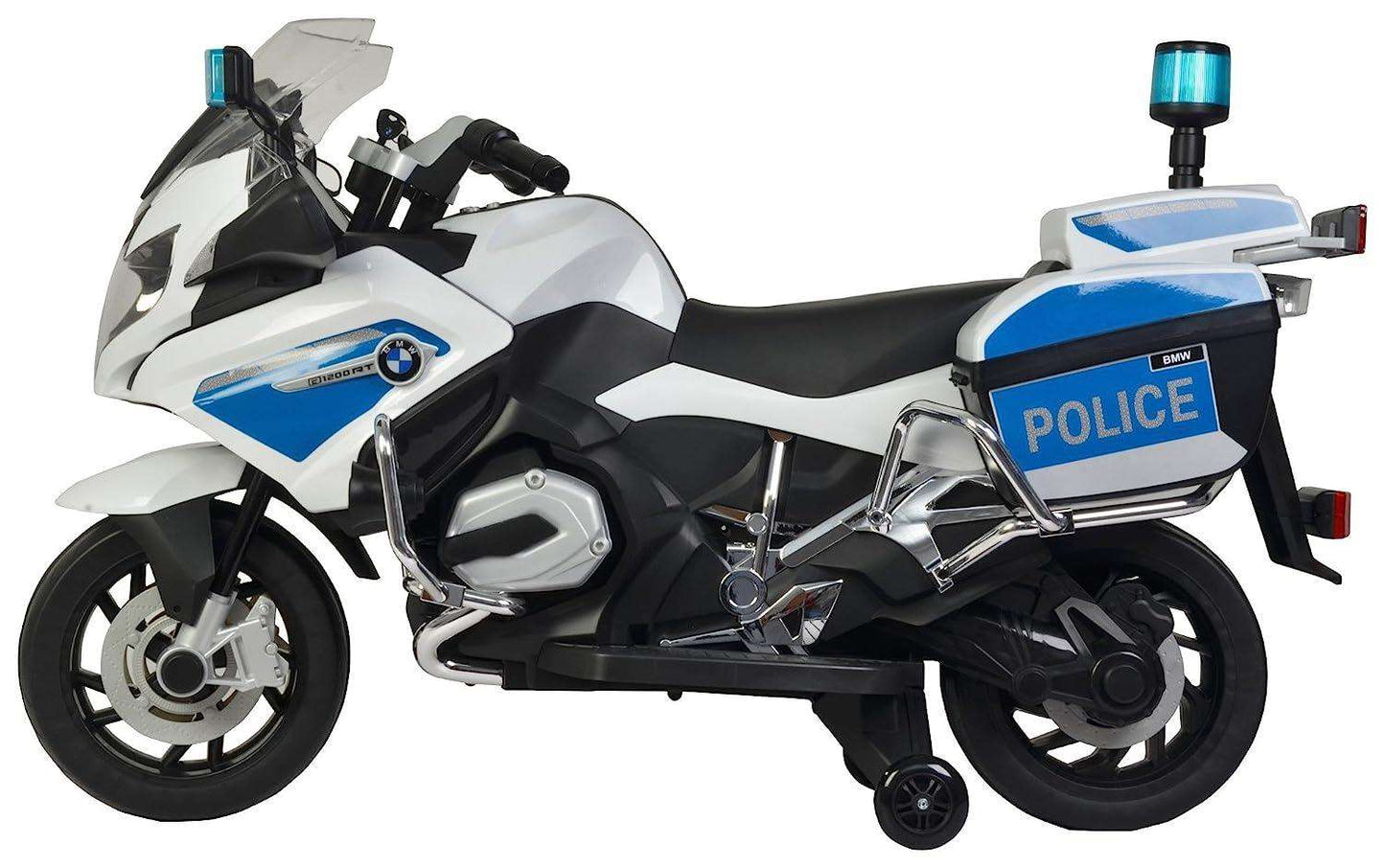 PATOYS | Chilokbo Officially Licensed BMW 212 Police bike R 1200 RT Motorcycle Battery Operated Ride - on Bike for Kids up to 7 years - PATOYS