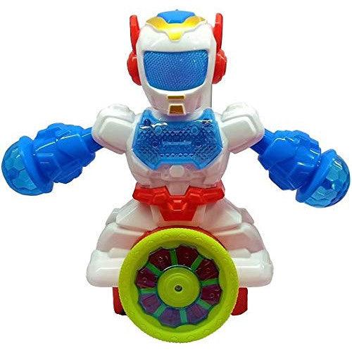 PATOYS | Dancing Robot with 3D Lights Rotating Wheels and Music Toy for Kids - PATOYS