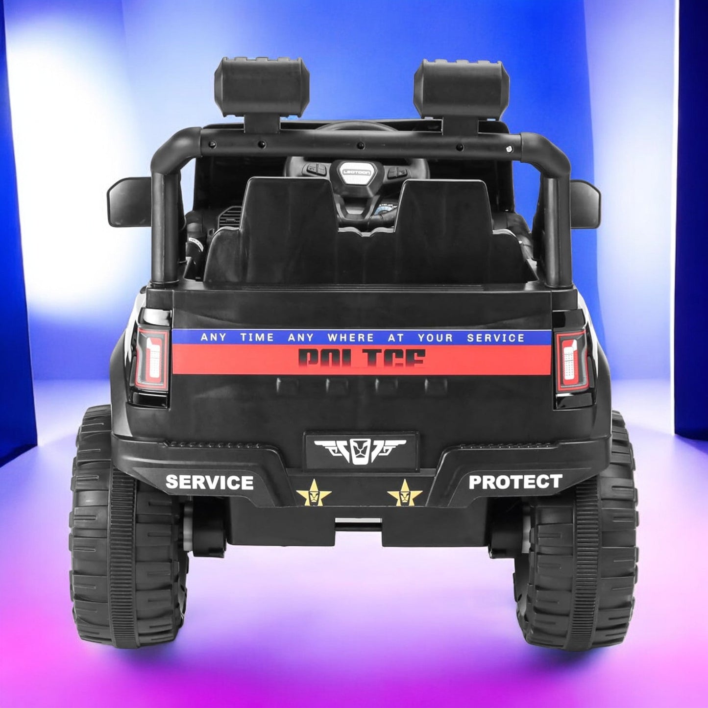 PATOYS | Eleanor Ride on Jeep SUV Police Car For upto 7 years kids Speed-888 - PATOYS - PATOYS