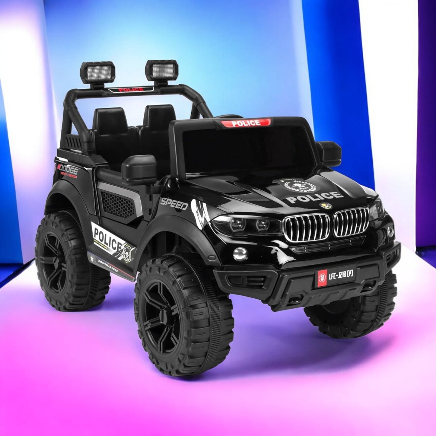 PATOYS | Eleanor Ride on Jeep SUV Police Car For upto 7 years kids Speed-888 - PATOYS - PATOYS