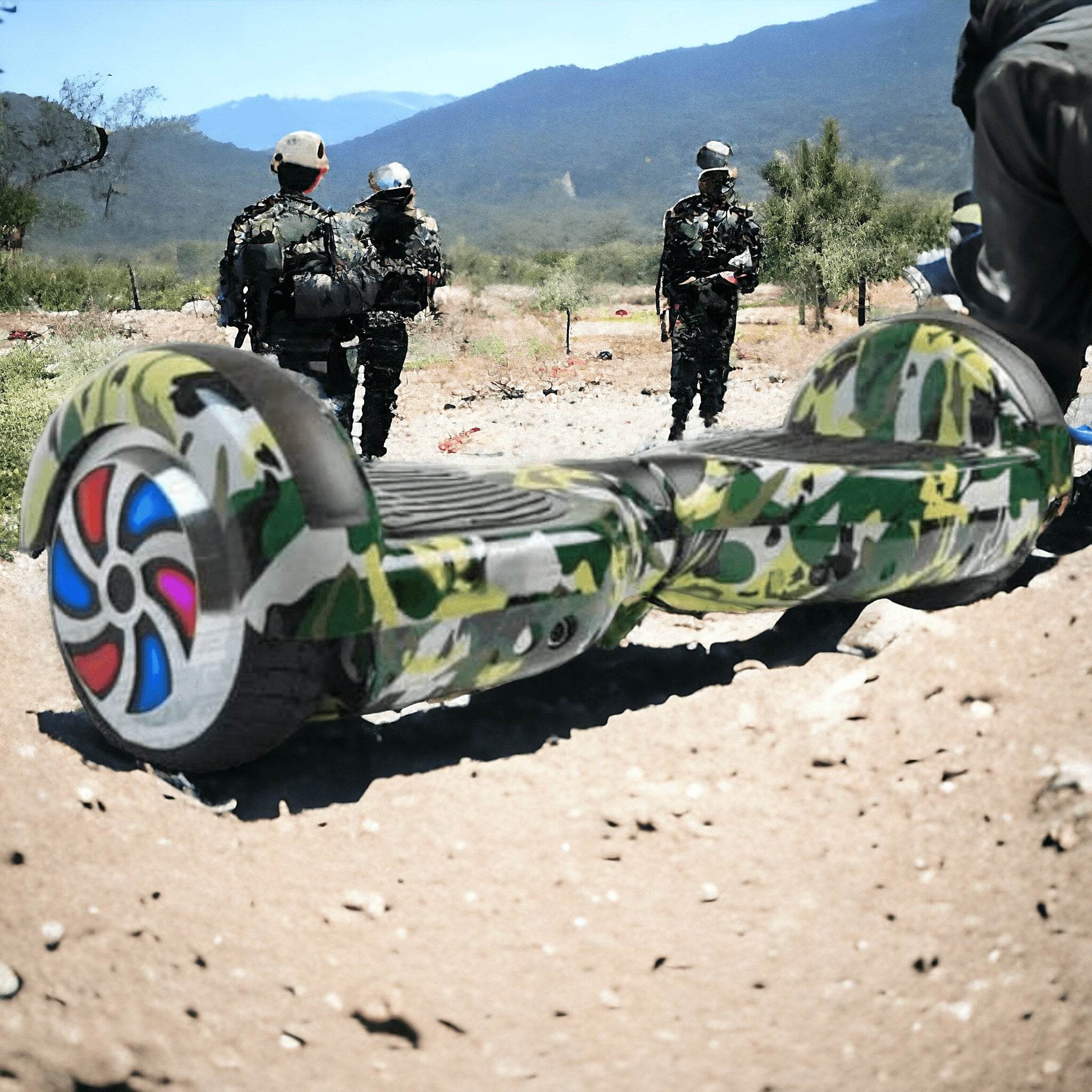 Green camo hoverboard sales