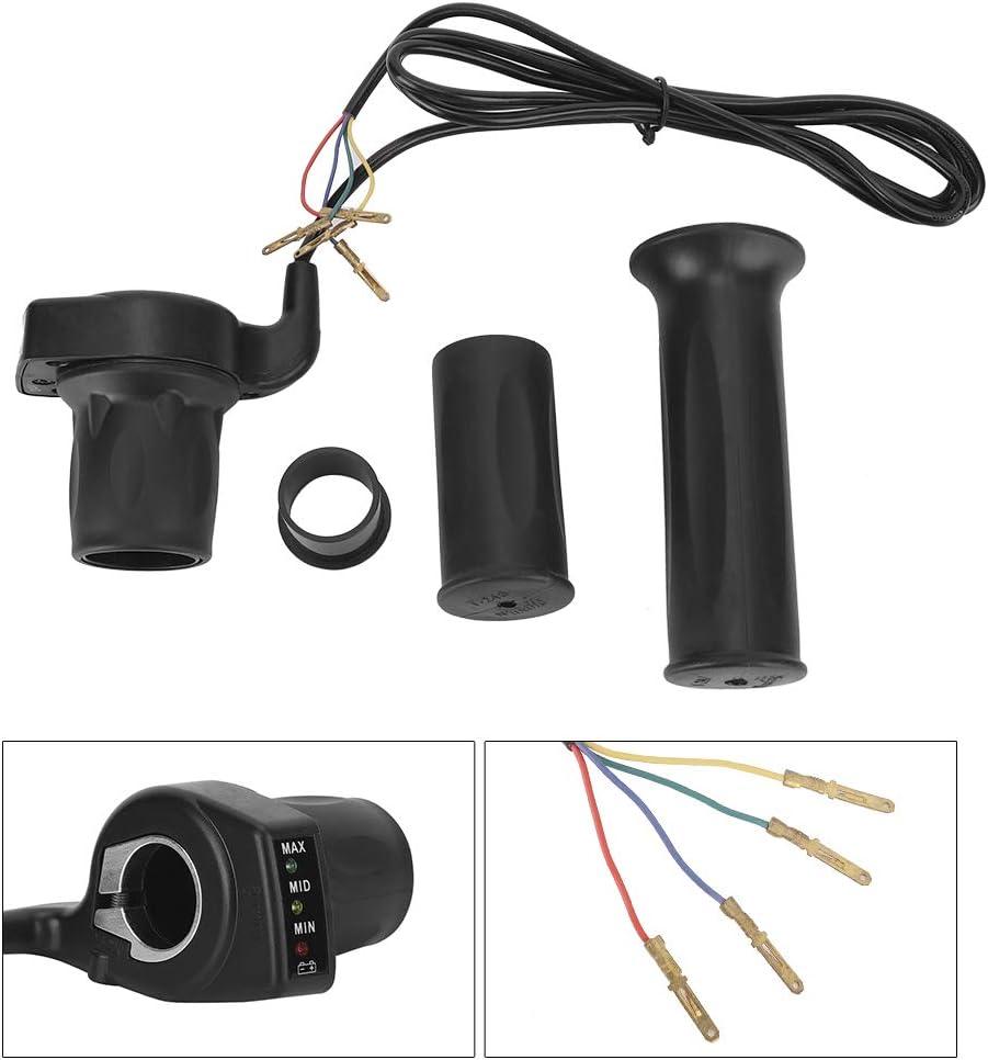 PATOYS | Half - Twist Throttle Accelerator, 24V Assembly 4 - Wire Hand Grip Cable Set for Electric Scooter with Indicator - PATOYS