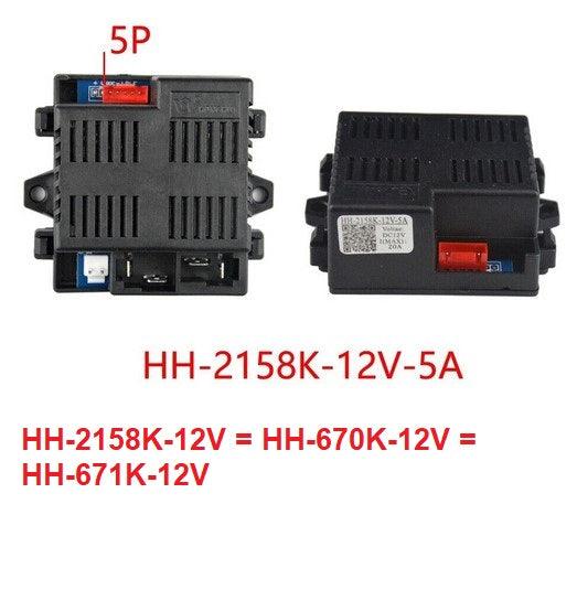 PATOYS | HH - 670K - 2.4G 12V motor controller Receiver 5 - PIN circuit Transmitter for Baby Electric car - PATOYS