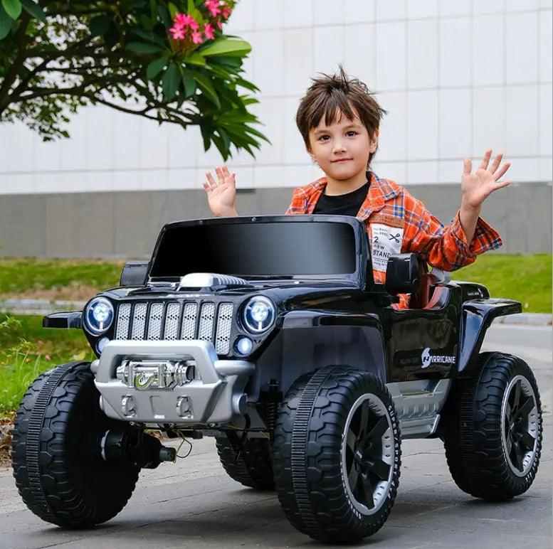 PATOYS | Hurricane Kids Car, Rechargeable Battery - Operated Ride on Jeep for Kids Big jeep - PATOYS