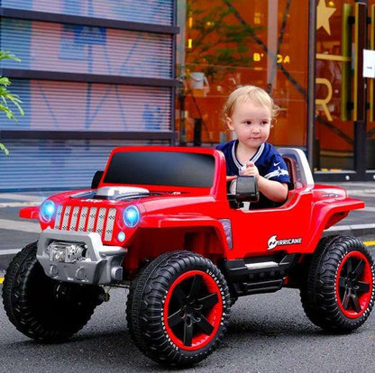 PATOYS | Hurricane Kids Car, Rechargeable Battery - Operated Ride on Jeep for Kids Big jeep - PATOYS