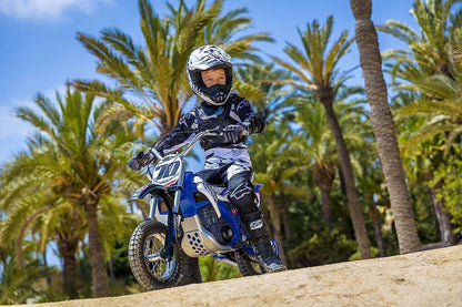 PATOYS | Injusa | Blue Fighter Motorcycle 24 Volt dirt bike for Children with Electric Brake Model: 6832 - PATOYS