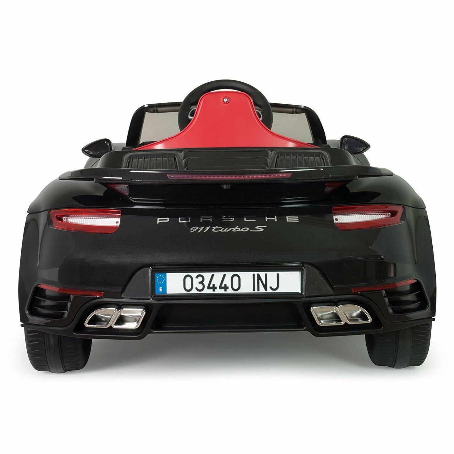 PATOYS | Injusa | Official Licensed Porsche12V Car for Kids 911 Turbo S Special Black Edition - PATOYS