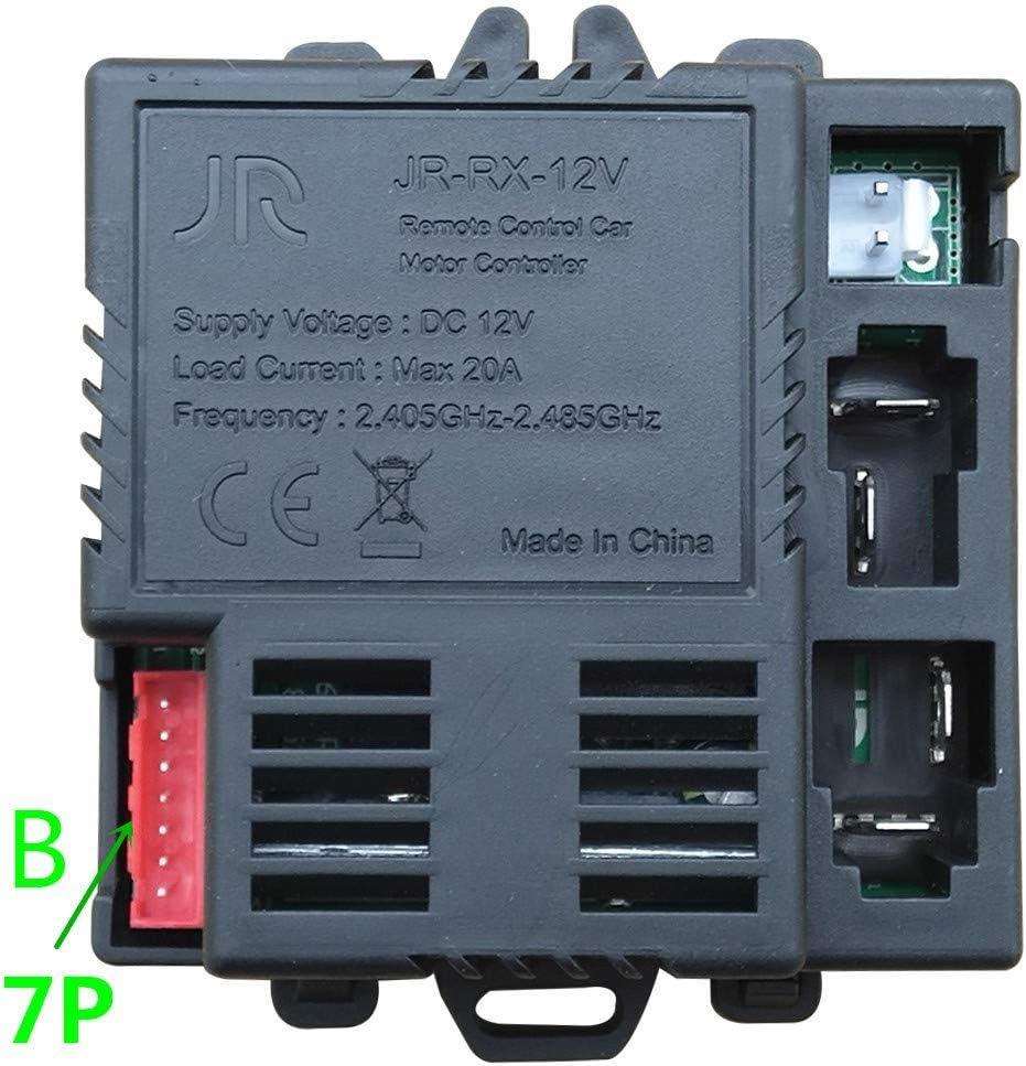 PATOYS | JR - RX - 12V with yellow remote 4G Bluetooth Remote Control Replacement Parts - PATOYS