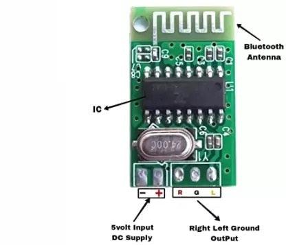 PATOYS | Kcx Bt002 Bluetooth 4.2 Wireless Stereo Audio Receiver Circuit Module Pack of 1pcs - PATOYS