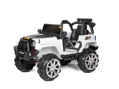 PATOYS | Kids Battery Operated 4x4 Big Size Jeep 12V Battery Jeep Battery Operated Ride On Jeep - PATOYS - PATOYS