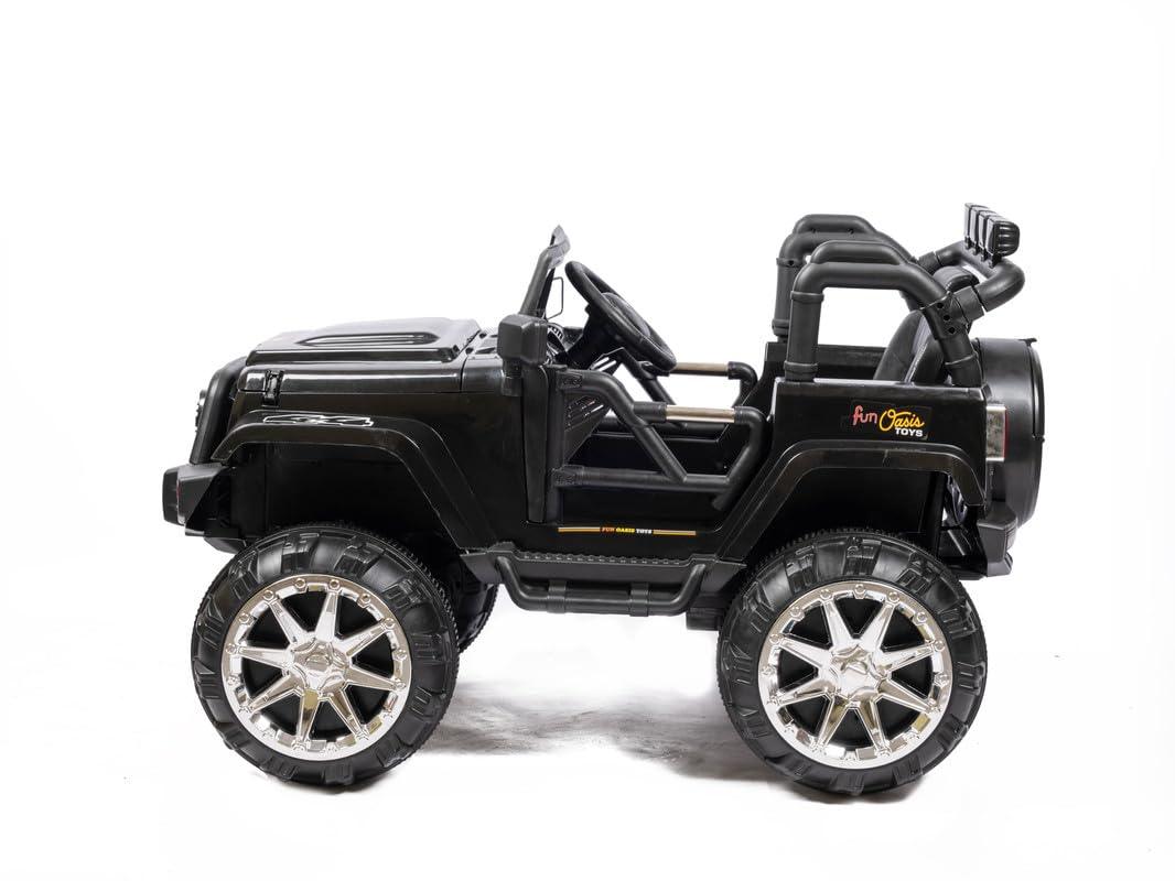 PATOYS | Kids Battery Operated 4x4 Big Size Jeep 12V Battery Jeep Battery Operated Ride On Jeep - PATOYS - PATOYS