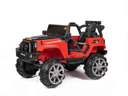 PATOYS | Kids Battery Operated 4x4 Big Size Jeep 12V Battery Jeep Battery Operated Ride On Jeep - PATOYS