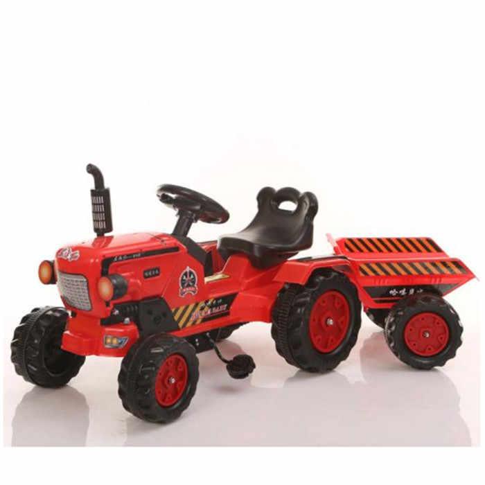 PATOYS | Kids Ride on Farming Tractor with Trailor and remote, Rechargeable Battery Operated for kids - PATOYS