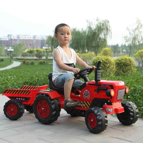 PATOYS | Kids Ride on Farming Tractor with Trailor and remote, Rechargeable Battery Operated for kids - PATOYS - PATOYS