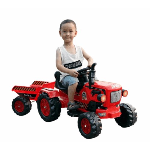 PATOYS | Kids Ride on Farming Tractor with Trailor and remote, Rechargeable Battery Operated for kids - PATOYS - PATOYS