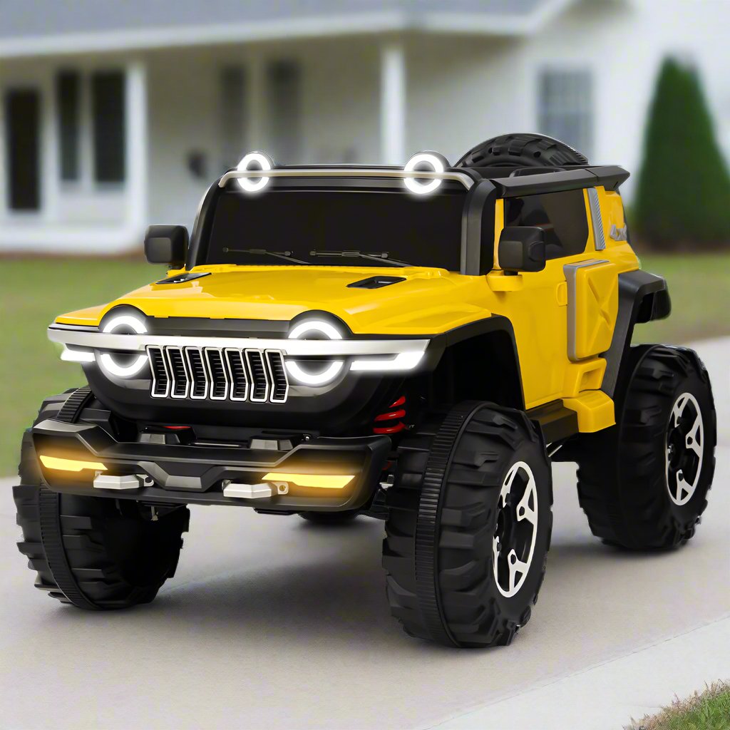 PATOYS | kids ride on jeep | Four Wheel drive ride ons (4*4)| Big size toy car WN1166 - PATOYS - PAU1168 - yellow