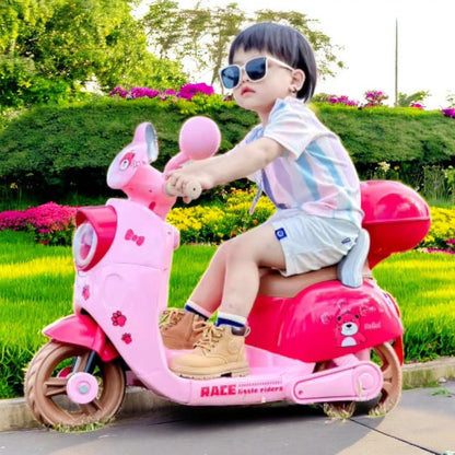 PATOYS | Kids Vespa - Activa Type Electric Scooter | 2 - 5 Years Ride - On - PATOYS - HLW - 8188