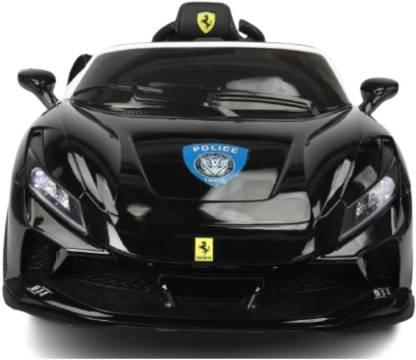 PATOYS | New 2023 Police Car For Kids Ferrari Turbo F8 12V With Parental Remote Control - PATOYS