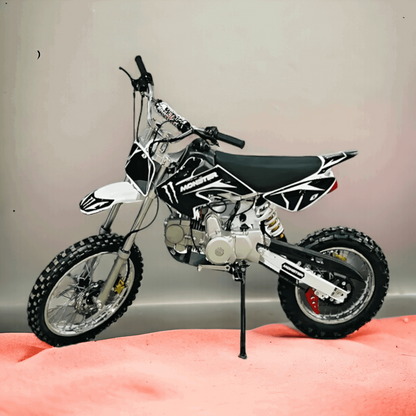 PATOYS | 125cc-Dirt bike Super Motocross for adults/youngsters 4 stroke engine for age group above 15 yrs Black Petrol Bike PATOYS